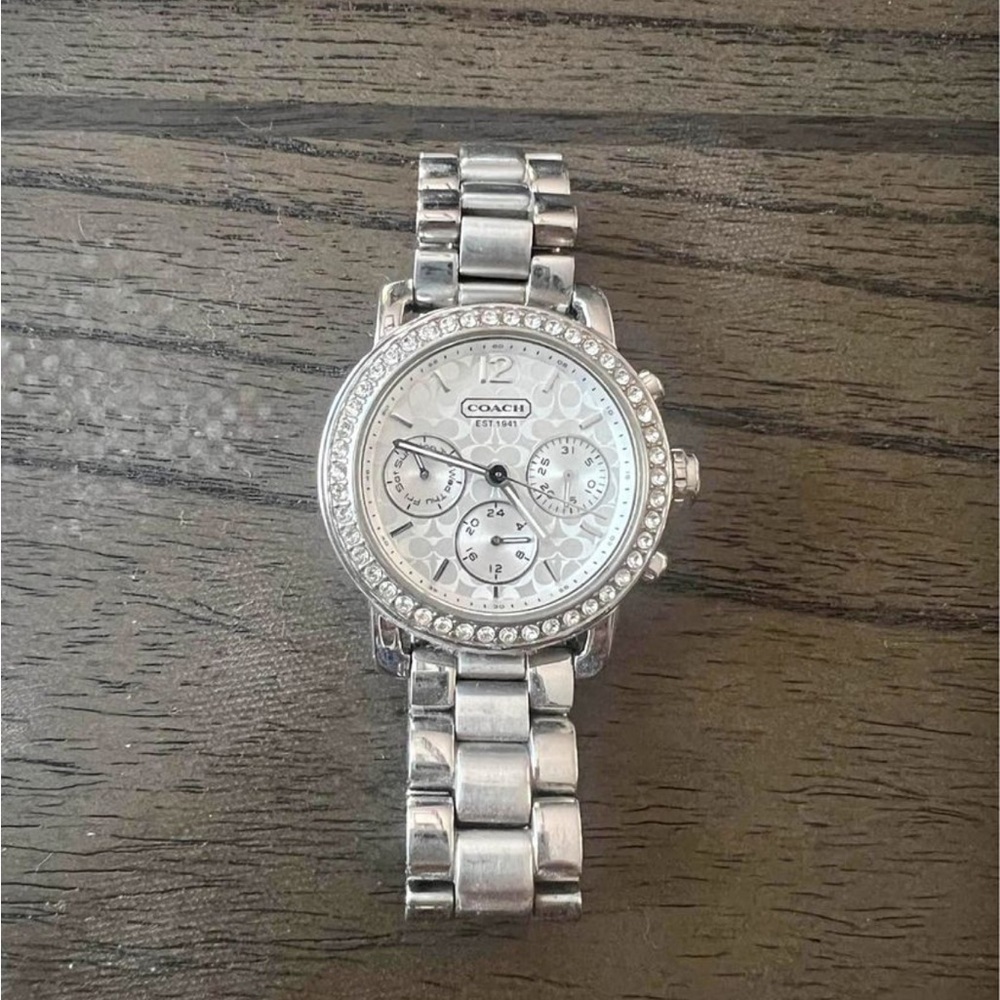 Coach boyfriend stainless steel watch
